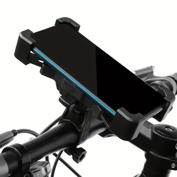 Telefonstöd - FÖRSTORAS - Universell - Stötsäker - Handsfree - Kompakt 13,2×6,5 cm svart