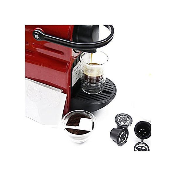 Återfyllningsbara kaffekapslar - SONGHUI - 6-pack - Rostfritt stål 304 - K-Cup 37×23,7×29 mm - Återanvändbara utan BPA
