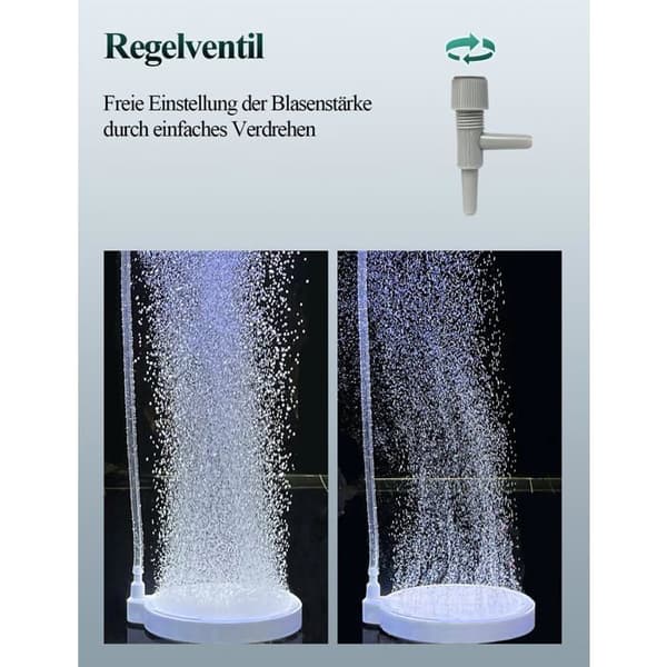 Luftdiffuser til akvarium til iltning (50 mm; luftpumpe og slange ikke inkluderet)