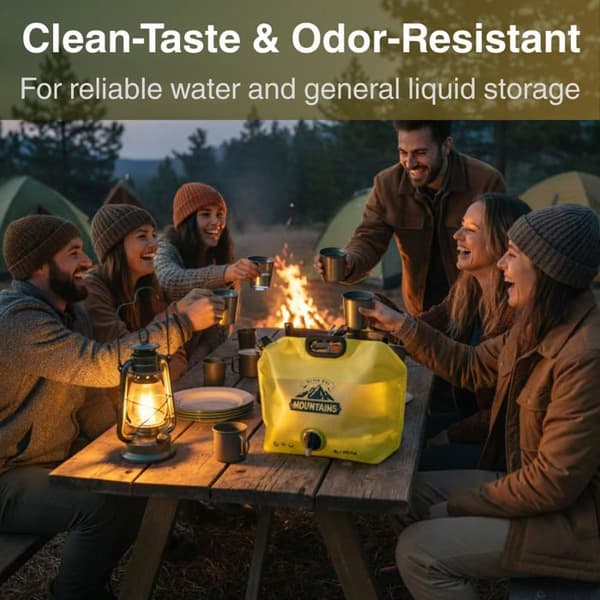 Camping vanddunk - SONGHUI - 2,1 gal (sæt af 2) - Sammenfoldelig - Vandtæt - Let