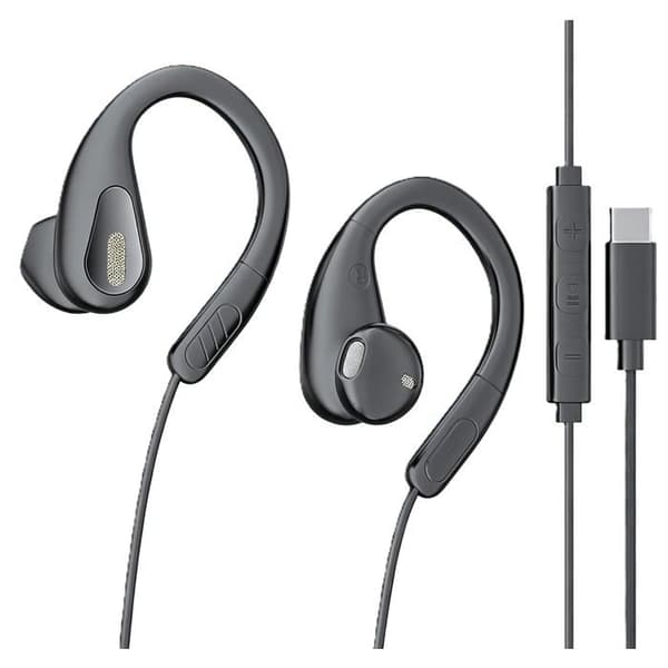Trådbunden gaming headset för bärbar dator - SONGHUI - Typ-C - HD-mikrofon - AI-brusreducering - Lätt öronkontur