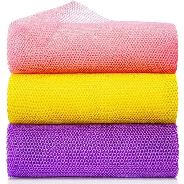 Kroppsskrubb - SONGHUI - Afrikansk skrubbduk 80x30cm - 100% nylon - Elastisk - Snabbtorkande