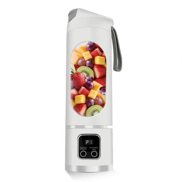 Bærbar smoothie mixer - SONGHUI - 500 ml - 12 rustfrie stålblade - 50 W - Genopladelig USB