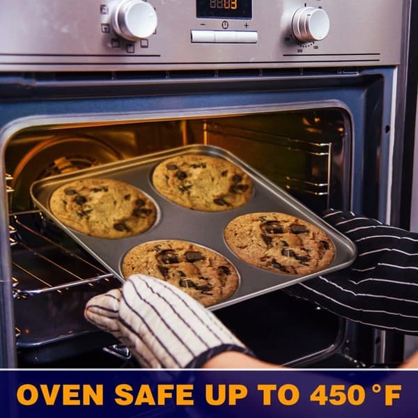 Non-stick bakformar - SONGHUI - Set med 3 delar - Kolstål - Non-stick beläggning - Ugn 232°C