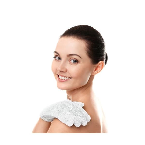 Exfolierande badvantar, 4-pack