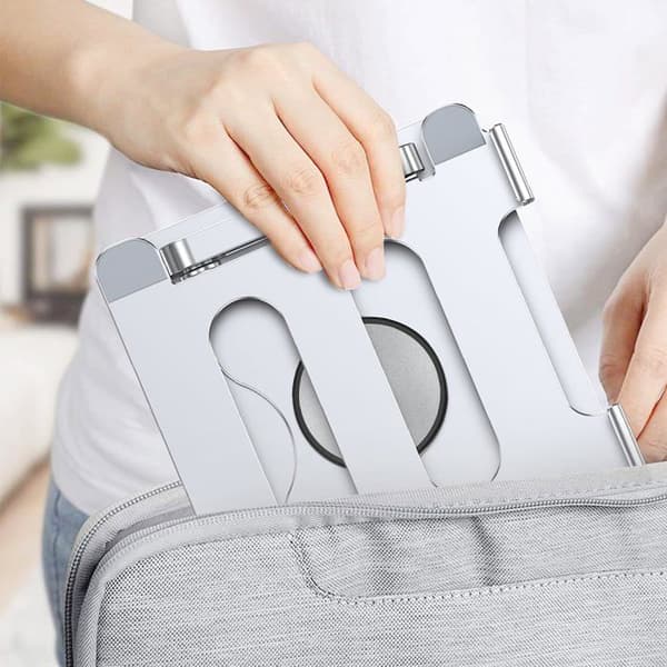 Stöd för iPad - SONGHUI - Fällbart roterande 360° - Massivt aluminium - Flera vinklar