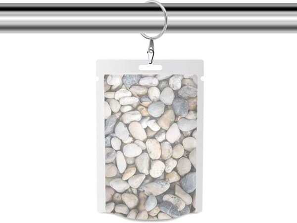 Gardinstænger - Metal - Hvid - Ø25 mm - Sæt af 20 Vit