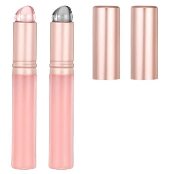 Sæt med 2 silikonepensler til læber og concealer — Premium silikonepenselsæt med høj elasticitet