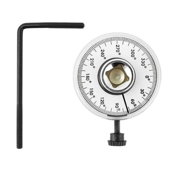 Goniometer til momentnøgle, 1/2 tomme drivkvadrat, måling op til 360 grader