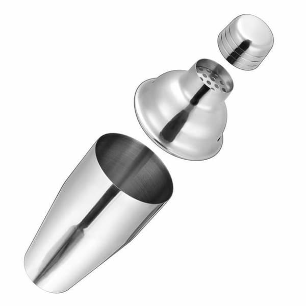 Cocktail shaker (24 oz) — Martini shaker med indbygget si; rustfrit stål