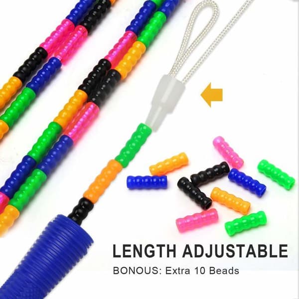 16 fods springreb (sæt af 2) — Segmenteret plastdesign til to personer eller flere