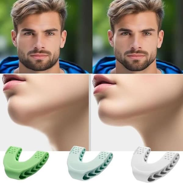3 dele Kæbe Træner Kæbe Muskulatur til Mænd og Kvinder Træner