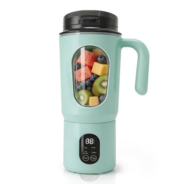 Bærbar blender - SONGHUI - 580 ml - 50 W - 12 rustfrie stålblade - USB-C genopladelig
