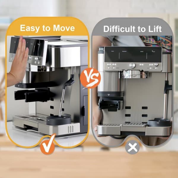 Glidande plattform för Ninja espressomaskiner – Glidande bas i transparent akryl