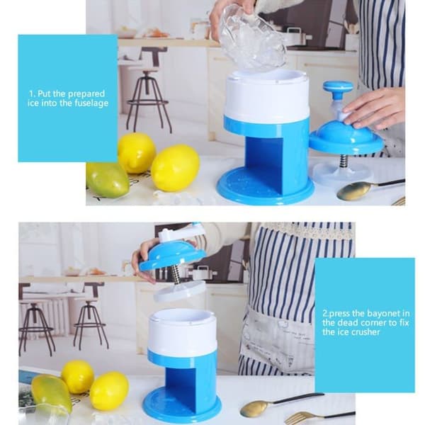 Isknuser og slush ice maker - SONGHUI - Håndsving - Manuel - Bærbar - Uden BPA