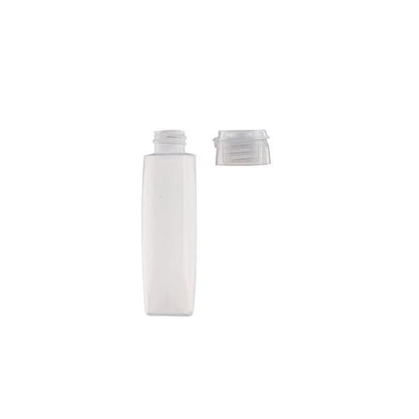 Sæt med 6 bærbare bløde plastflasker (til væsker) — 30 ml / 1 oz liq., i overensstemmelse med TSA-standarder