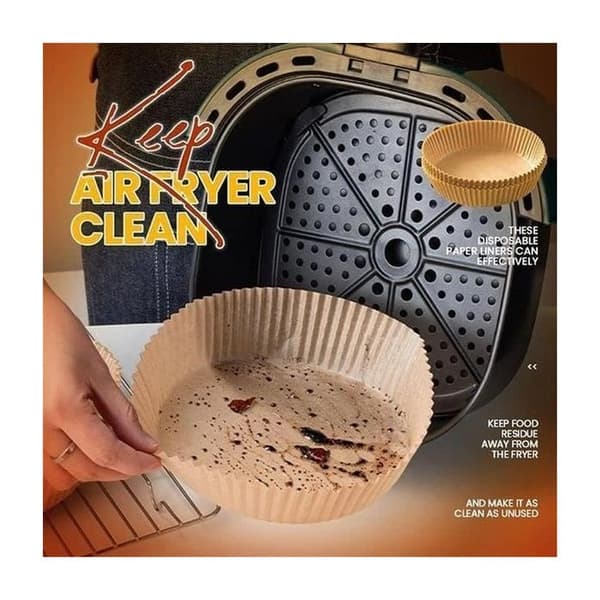Engångs non-stick papper - Underdiameter 16 cm * Överdia 20 cm * Höjd 4,5 cm - 25 ark per paket