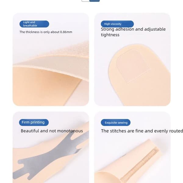 Armbandsur - SONGHUI - Nude (vänster handled) - Beige - Justerbar - Andningsbar