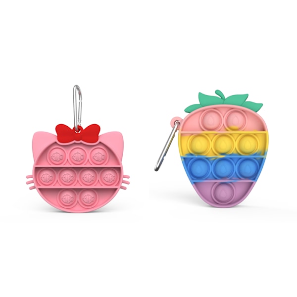 mini pop it fidget toys leksak sensory 2 st