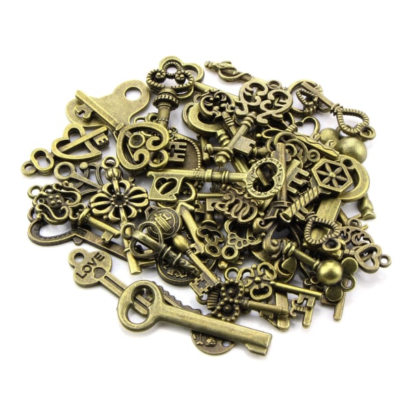 berlocker smyckes örhängen nycklar pack diy pack 50 st