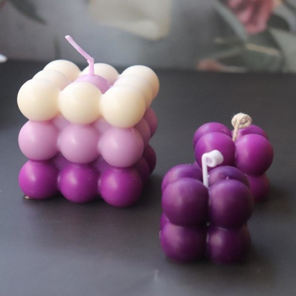 Kynttilämuotteja kynttilöille steariinikynttilät DIY silikonimuotteja 6 rubiikin kuutiota