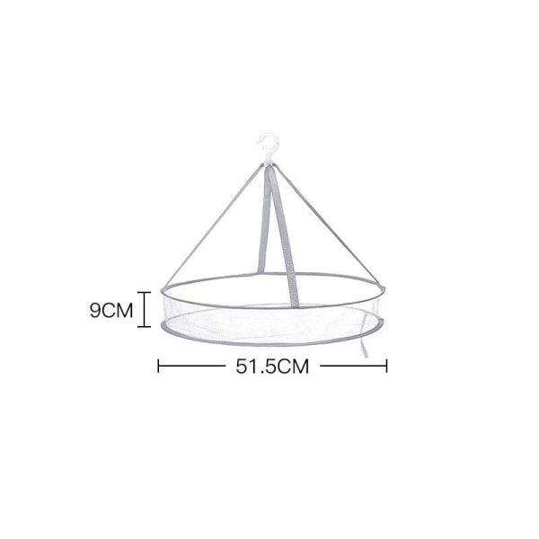 Ulike lag med brettet mesh klær hengende tørketrommel genser tørketrommel runde enkeltlag små