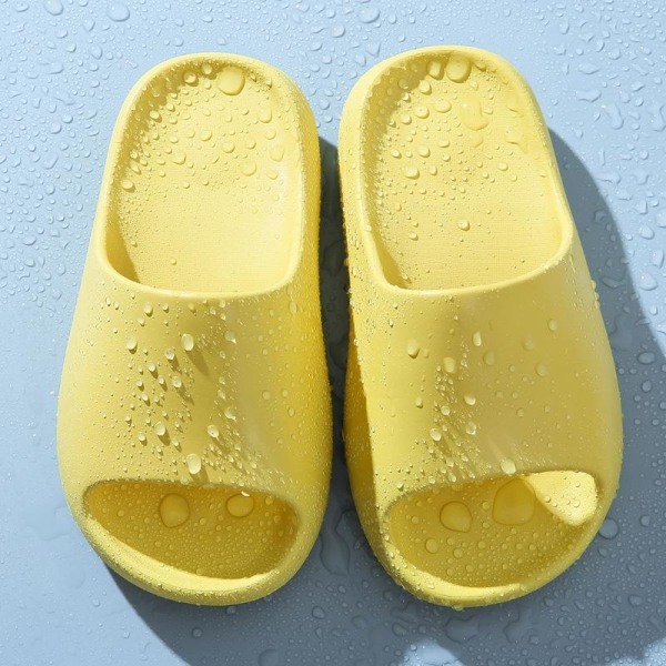 pehmeät tossut liukumäet sandaalit kengät fopp tossut lasten tossut fopp keltainen 180 (sisäpituus 18 cm)