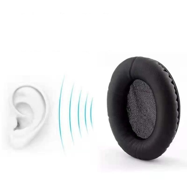 öronkuddar Audio-Technica ATH-ANC7 ANC9 D1100 Edifier H850 cushi svart