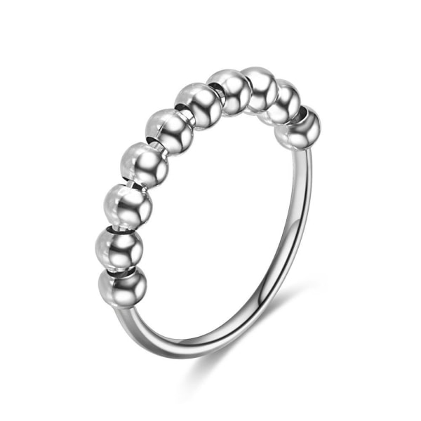 anti-ångest spinner fidget roterande ring ringar Size7/17mm
