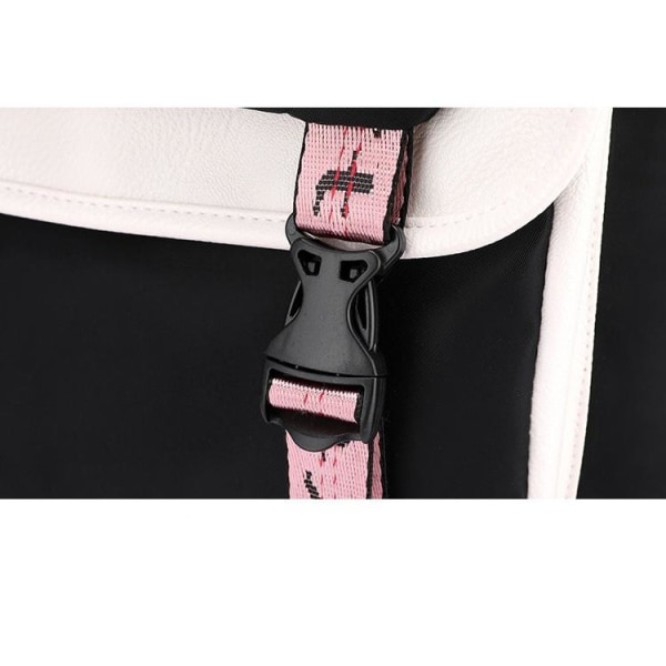 stitch rygsæk børn rygsække rygsæk med USB stik 1stk sort og hvid