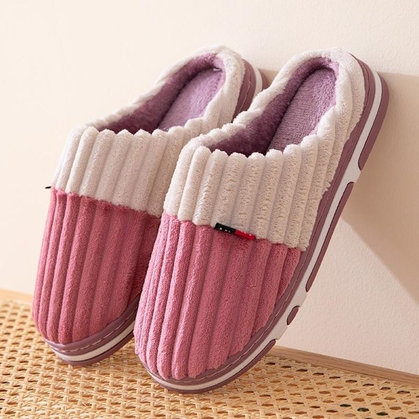 fluff tofflor varma tofflor innetofflor lila 40-41 (insida 26cm)