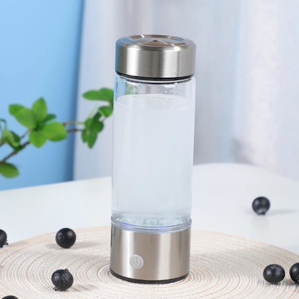 Vannionisator 420 ml vannflaske svart