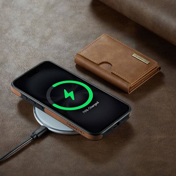 (Til iPhone 12 / iPhone 12 Pro) DG.MING M6 Serien Magnetisk Plå lilla