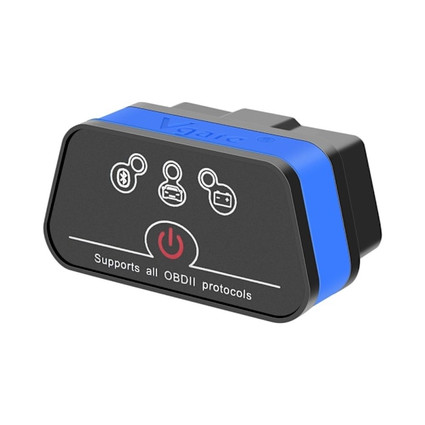 Vgate ICar2 Bluetooth bilfejldetektor med 8 farveskærm - Scan o sort blå