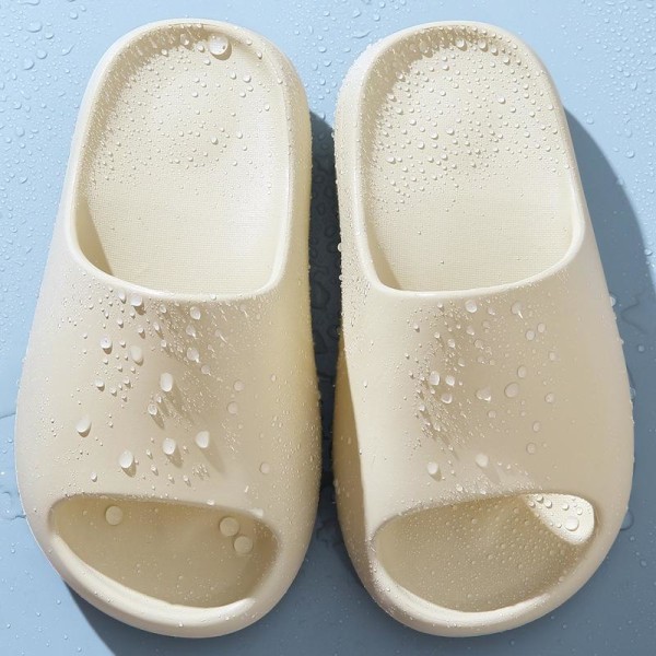 mjuka tofflor slider sandaler skor foppatofflor barntofflor fopp aprikos 190 (innerlängd 19cm)