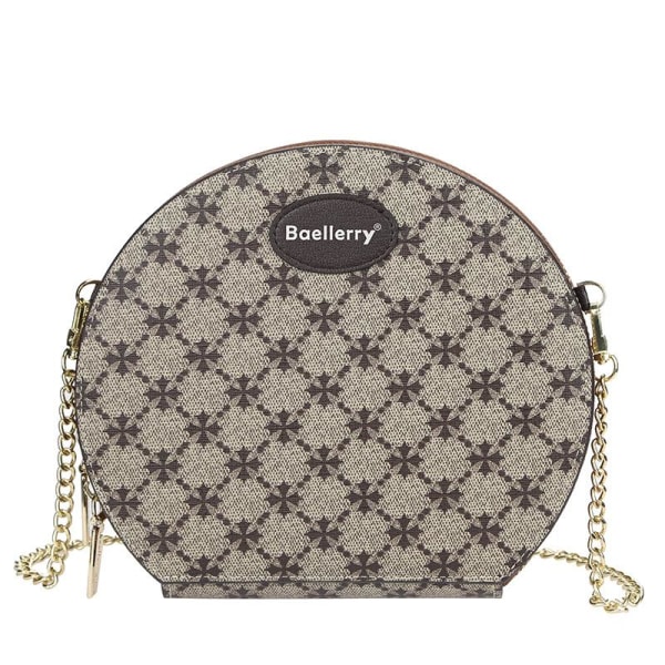 Baellerry vintage håndtasker i læder til kvinder mode skuldertaske da brun 20 cm * 18 cm * 4 cm