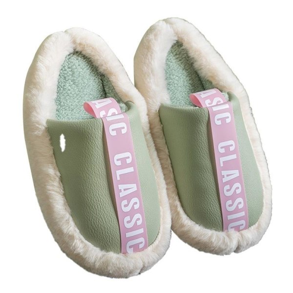 mjuktofflor morgontofflor tofflorna faux fur tofflor kaffe 42-43 (insida 27cm)