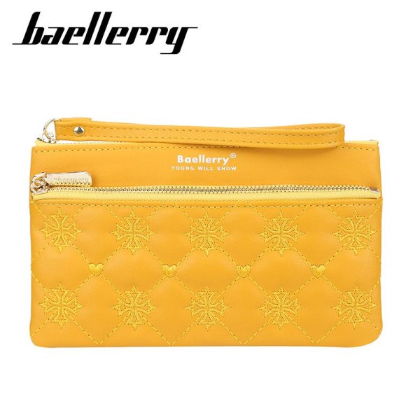 Baellerry Kvinnor blixtlås Handväskor Mode Clutch Väskor Dam Kor Himmelsblå 19.5cm*11cm*1.5cm