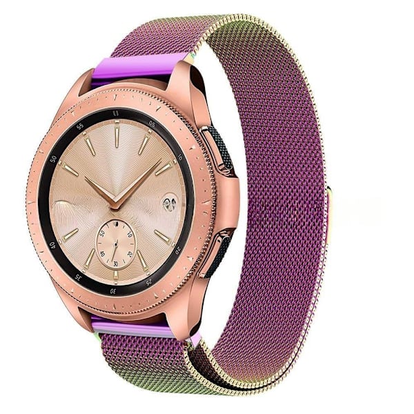 armbånd i stål til Samsung Galaxy Watch 42mm/46mm 20 mm mellemgrå (42 mm)