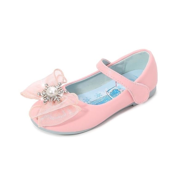 prinsessesko elsa sko børnefestsko sølvfarvede 15,5 cm / størrelse 24