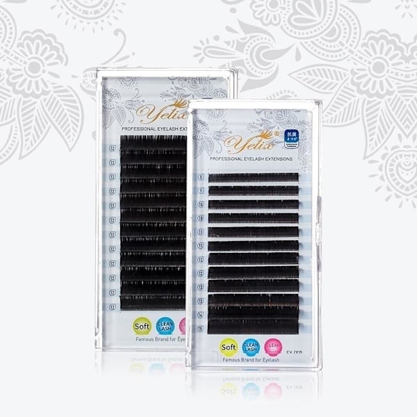 Eleganta Yelix Premium Fransar/fransförlängning/lashes Pack 0.15C 10mm