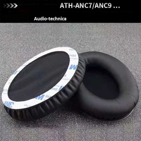 öronkuddar Audio-Technica ATH-ANC7 ANC9 D1100 Edifier H850 cushi svart