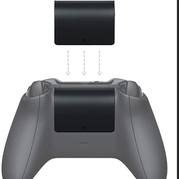 Batterilucka ersättning för Xbox SX/XSS Handkontroll svart