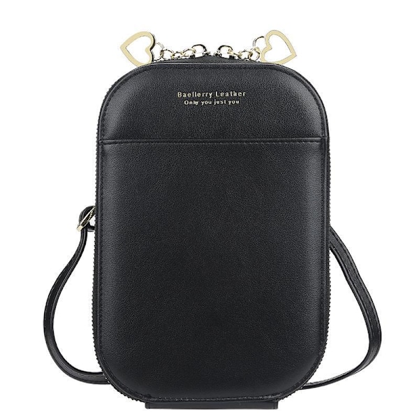 Baellerry Dam Axelväskor Mode Crossbody Bag PU Läder Handväskor Röd 21cm*13cm*2.5cm