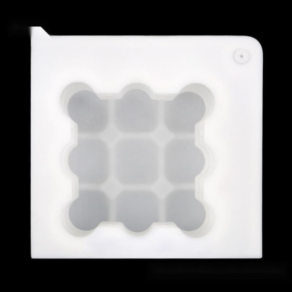stearinlysformer stearinlys DIY-former silikonform rubiks hvit