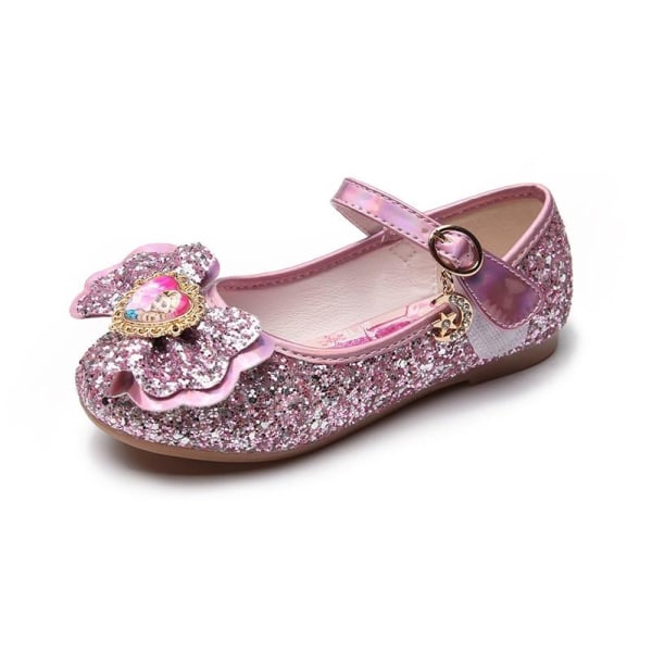 elsa prinsessa barn skor med paljetter blå 15.5cm / size24