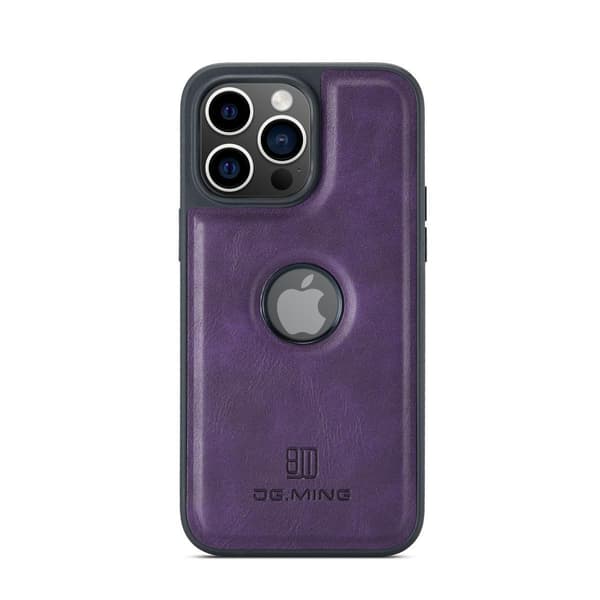 (Til iPhone 12 / iPhone 12 Pro) DG.MING M5 Lædertelefoncover me lilla