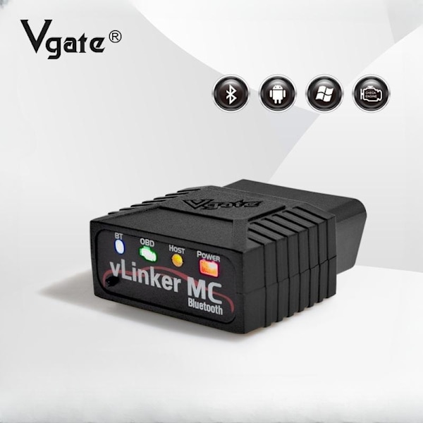 VLinker MC 3.0 Bluetooth OBD Scanner för Android - Diagnostisera som på bilden