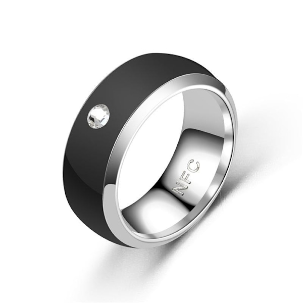 NFC Mobiltelefonring - Stilig Smart Tag-beskyttelse og bekvemmelighet svart nfc nr. 11