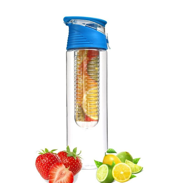 Vandflaske Creative outdoor sports frugtflaske gave blå 800 ml